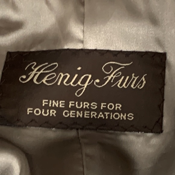 Henig Furs mink knitted fur front vest size Medium - Picture 3 of 6